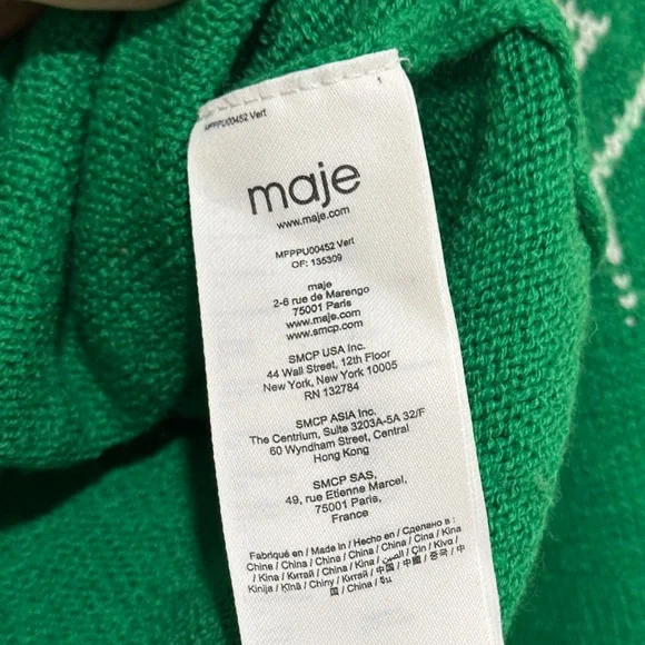 Maje Mascot Fair Isle Jacquard Sweater - Picture 7 of 10